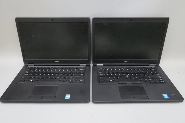 LOT OF 2 Dell Latitude E5450 14" Laptop Intel Core i7-5600U 16 GB RAM 512 GB HDD