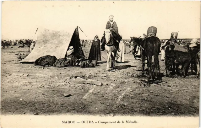 CPA AK MAROC OUDJA - Campement de la Mahalla (219577)