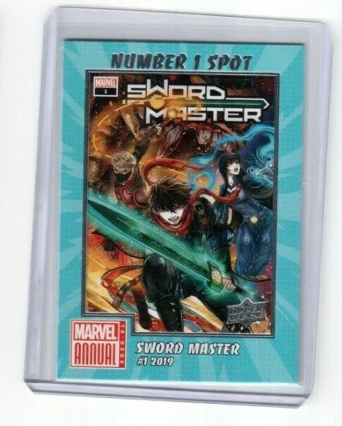 2020-21 Marvel Annual Number 1 Spot N1S-4 Sword Master # 1 2019