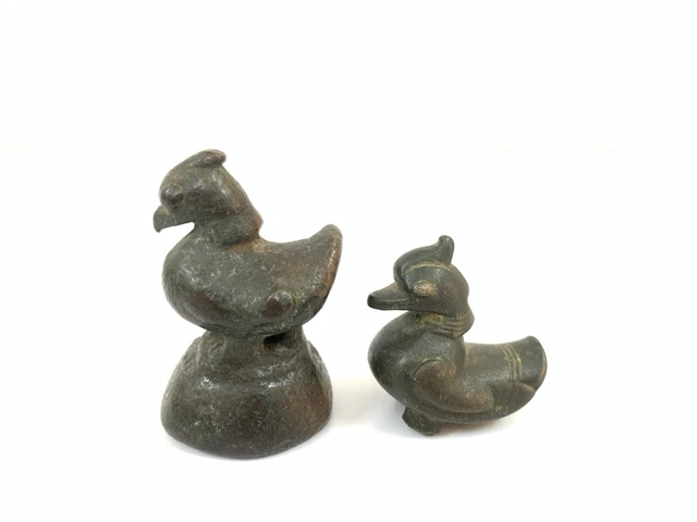 Vintage Burmese Chinthe opium weight