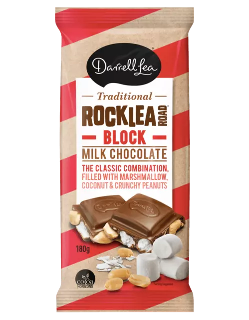 Darrell Lea Rocklea Road Block 180g