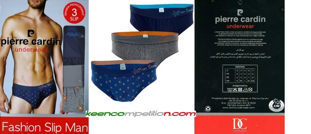 Slip Uomo Pierre Cardin In Cotone Elasticizzato – Confezione 4 Pezzi, Colori Misti - 4