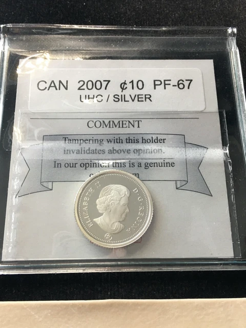 2017  Canada,  Coin Mart  Graded Canadian,  ¢10  Cent, **PF-67 UHC Silver**