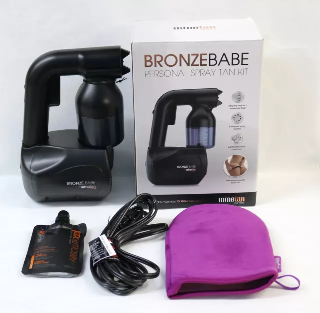 Brand New Mine Tan Bronze Babe Personal Spray Tan Kit: Sprayer, Mitt & Mist 50ml