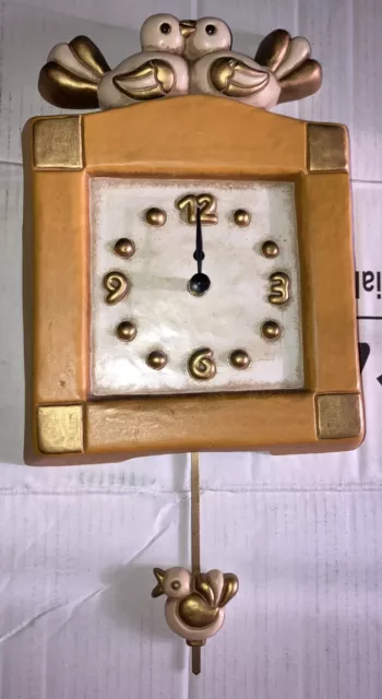 THUN OROLOGIO DA Parete A Pendolo Fuori Produzione Colombi Colombe Uccelli EUR 99 90 PicClick IT