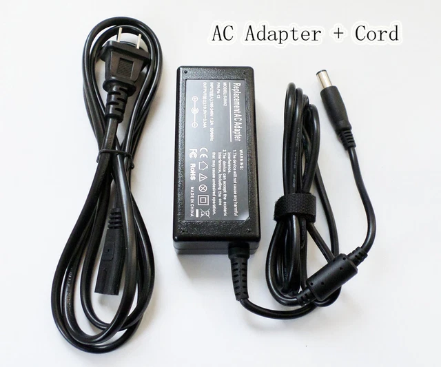 65W AC Adapter Charger for Dell VOSTRO 1500 1400 1000 Laptop Power Supply Cord
