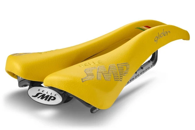 Selle SMP Glider Pro Saddle with Carbon Rails, Yellow