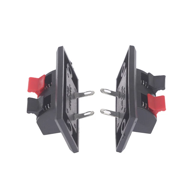 3Pcs 2 Positions Connector Terminal Push In Jack Spring Load Speaker TerminaDB
