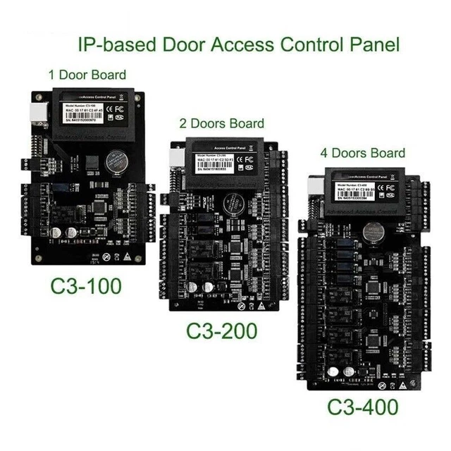 ZKTECO TCP/IP NETWORK C3-100/200 /400 IP-based Door Access Control ...