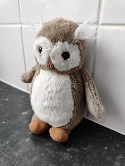 Jellycat Small Bashful Barn Owl Rare & Retired Soft Toy Plush BNWOTs New No Tags