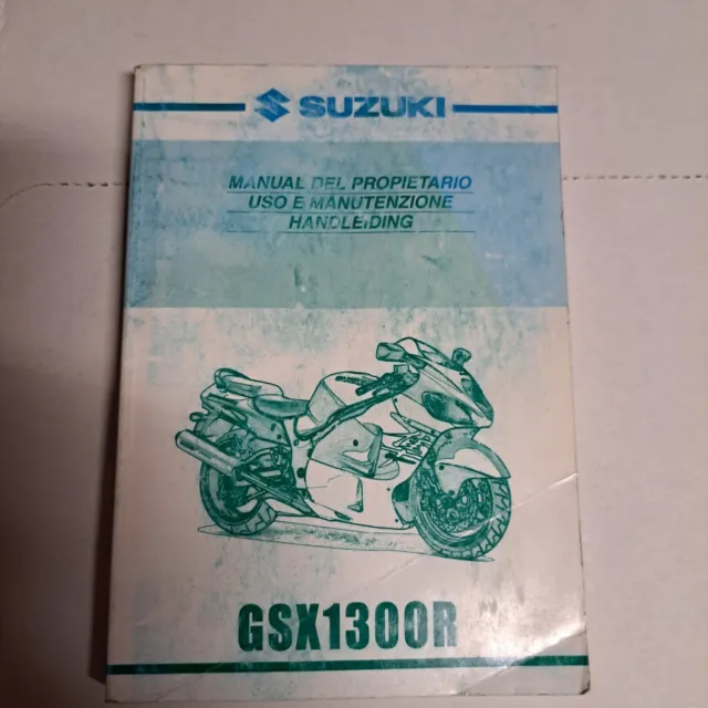 Suzuki GSX1300R Manuale Uso e manutenzione