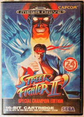Mega Drive Street Fighter II jeu SEGA 16 bit CAPCOM 24 Meg 