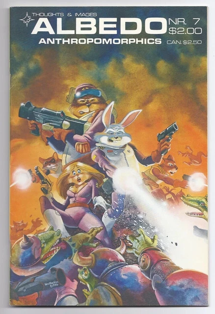 Albedo Anthropomorphics #7 Thoughts & Images 1986 Rare Critters Usagi Yojimbo