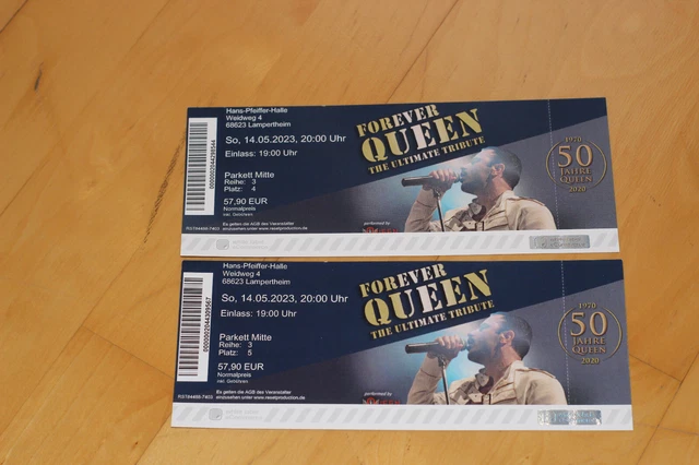 Konzertkarten Queen 2 Stück