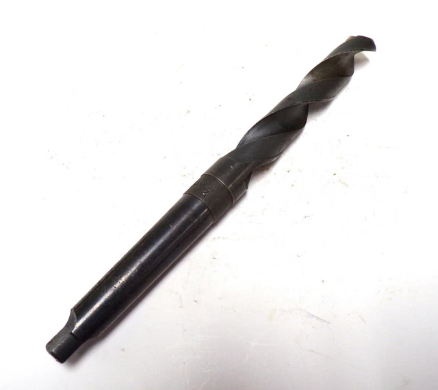 High Speed Drill Bit, R7,  25/32", Hss, Morse Taper #2, 2 Flute, Oal 9 1/4"