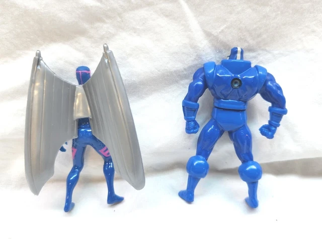 (2) Toy Biz 1994 Marvel X-Men Steel Mutants Apocalypse Vs. Archangel Die-Cast 2
