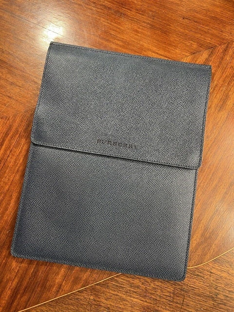$595 Burberry Grained Leather Apple iPad Case - Free Shipping
