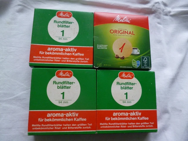 Melitta Rundfilterblätter 1  -94 mm- aroma-aktiv