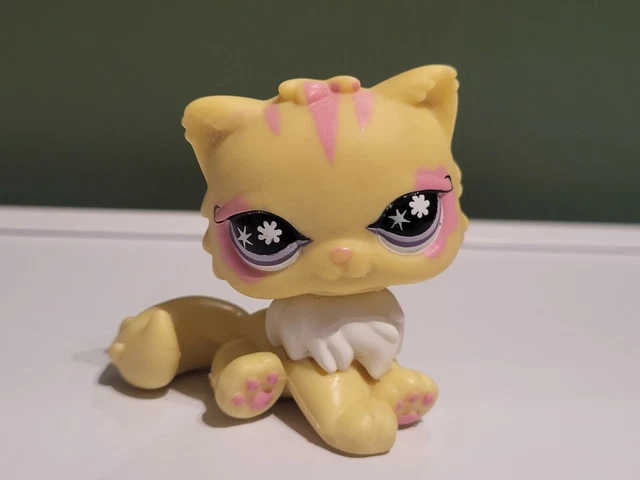 LITTLEST PETSHOP LPS #815 Bis Hasbro Cat Chat De Gouttiere Marron Bleu Yeux Bleu EUR 4,90 - FR
