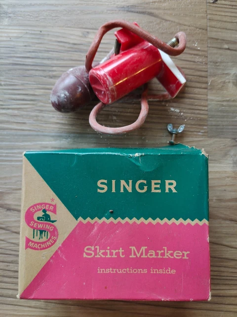 Vintage Singer Skirt Marker - 1960s - Original Box - a/f