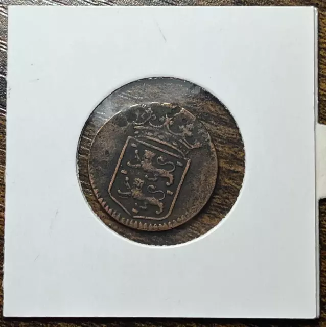 American Colonial Collectible Coinage - Certified Authentic 18th Century Duit