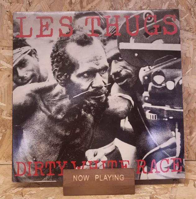 Les Thugs - Dirty White Race Vinyl Record (VS-12) NM or M-/VG+