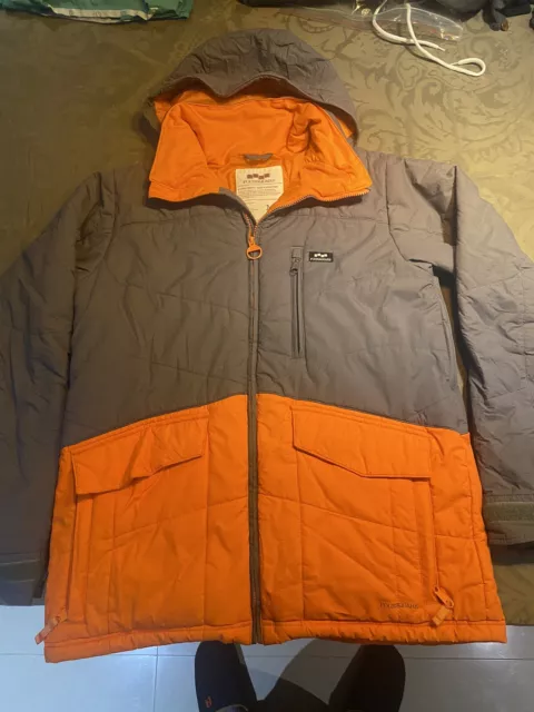 MEN’S SKI AND Snowboard Jacket Four Square Size Medium / Large Orange ...