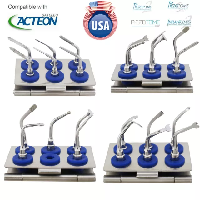 Satelec Acteon Piezotome 2 Cube Fit Dental Ultrasonic Surgery Tip Extraction Kit