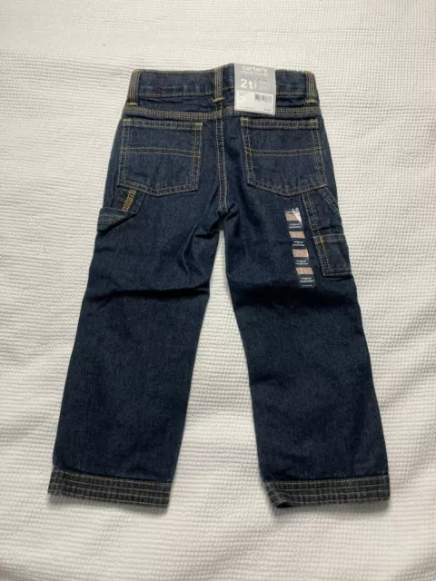 Carters baby boy nwt carpenter jeans Size 2T 3