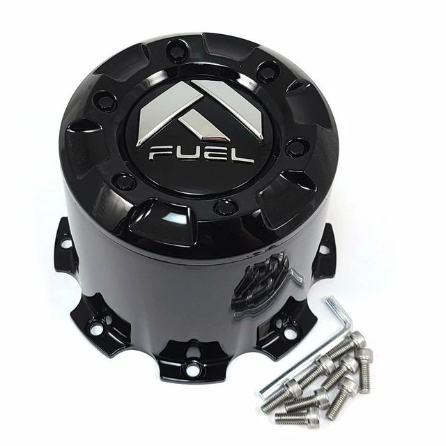 FUEL OFFROAD WHEELS Black Wheel Center Cap BoltOn/Dually for 8L