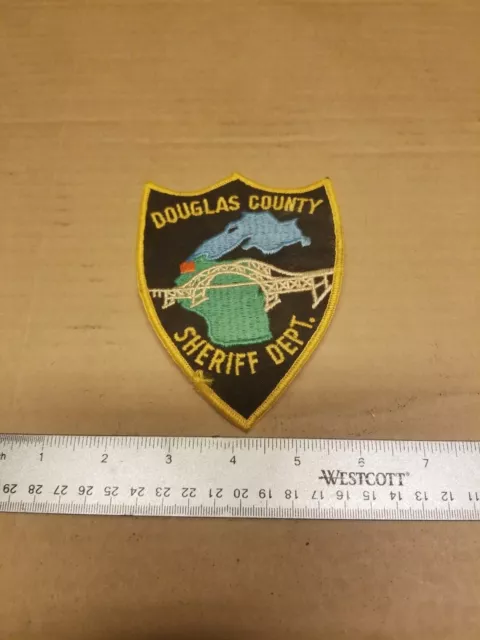 Vintage- Douglas County Sheriff's Department Wisconsin Police Shoulder Patch