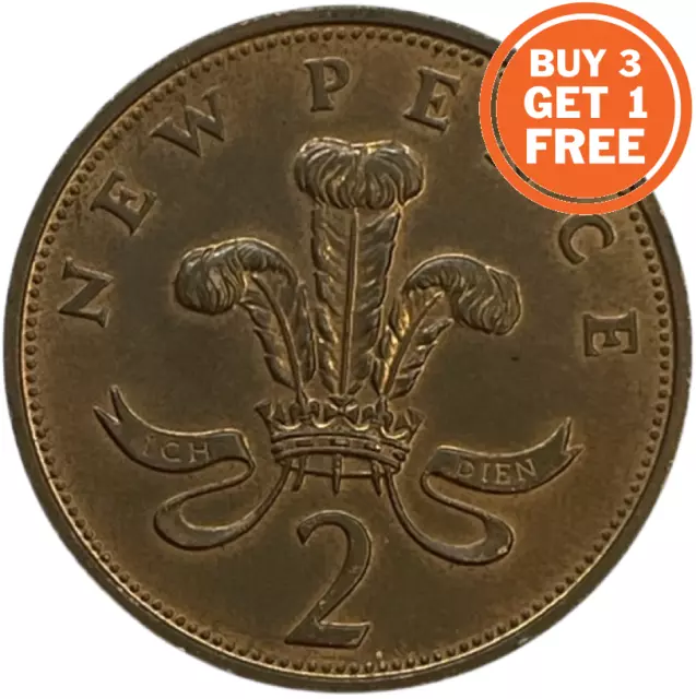 1971-2021 Elizabeth Ii Decimal Two Pence 2P Coin - Choice Of Date