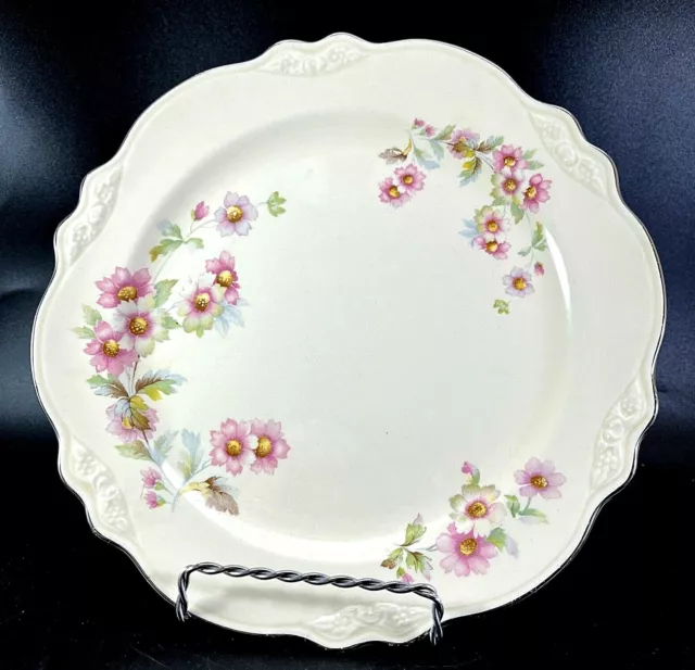 Homer Laughlin Virginia Rose JJ59 Moss Rose Lunch Plate 9 1/4" for Ea, 12 Total