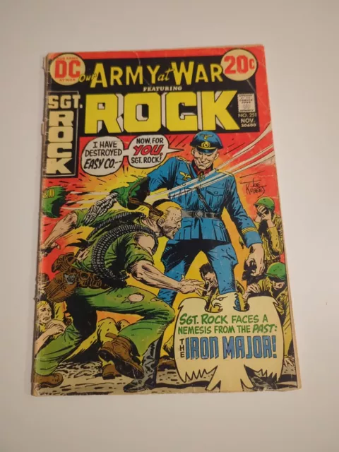 Our Army At War Sgt. Rock #251 DC Comics 1972 Low Grade Filler Copy Joe Kubert