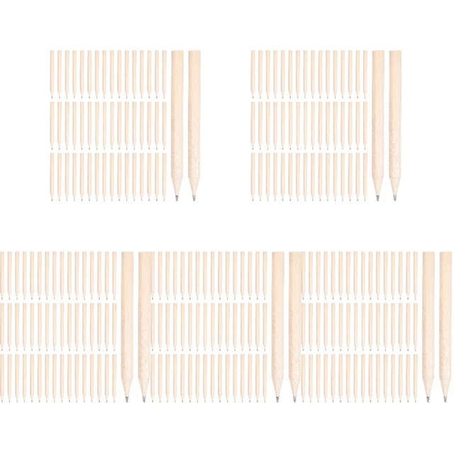 250 pz penne rotonde corte mini penne di legno bambino penne rotonde