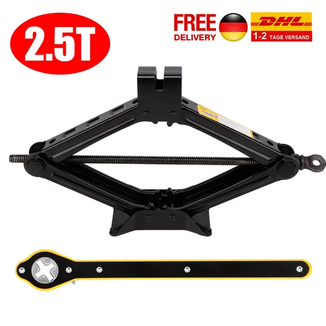 Mechanischer Autoheber Auto Wagenheber Scherenwagenheber Lift Für PKW/SUV/ MPV 1,5T/2,5T Auto Wagenheber Handkurbel