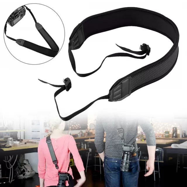 Anti-Slip Camera Strap Neck Shoulder Comfy For Dslr Canon Nikon Camera Binocular