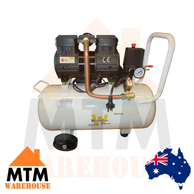 WONDER 1.8HP 1.4KW Oil Less Quiet Air Compressor 5 CFM 140L/min 29L