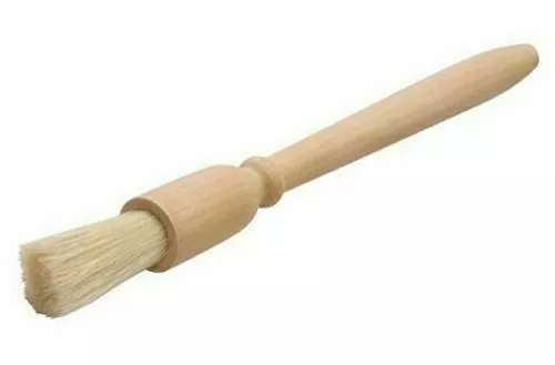 Apollo Wooden Pastry Brush BBQ Basting Glazing Natural Bristle Baking Oil Brush