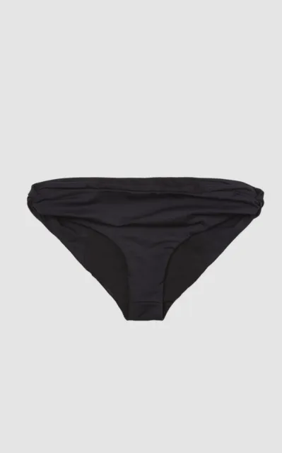 $153 Marysia Women's Black Venice Twisted-Side Bikini Bottom Swimwear Size Small