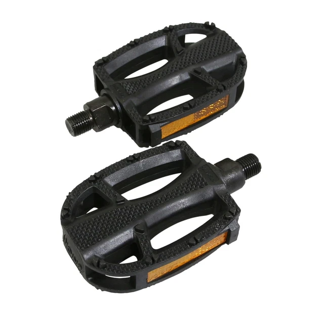 Paire de pédale droite et gauche monobloc avec catadioptres pour mobylette Neuf