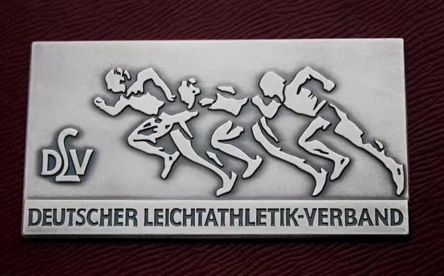 Medaille Plakette Deutscher Leichtathletik Verband