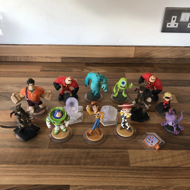 DISNEY INFINITY 1.0 Figures Bundle Toy Story, Monsters Inc, Incredibles