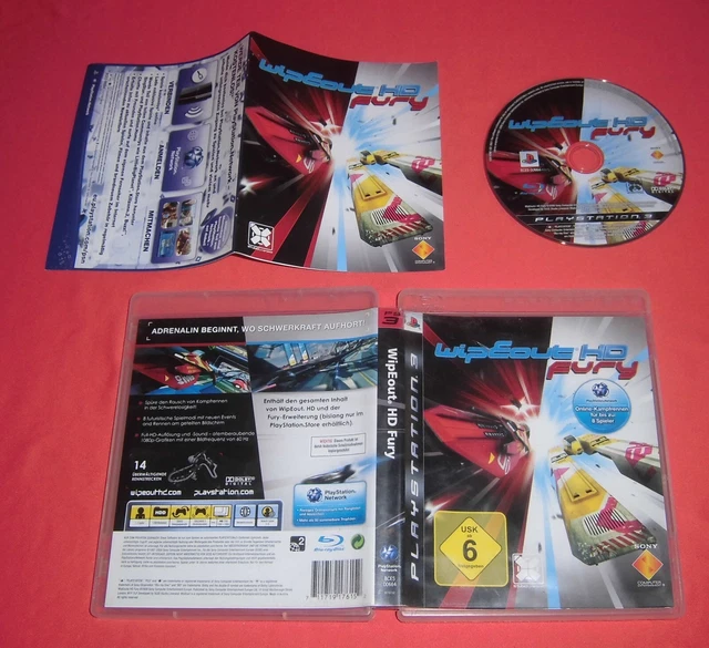 Jeu PS3 WipeOut HD Fury + Inversion - Bundle PAL Complet Avec Boîte - Très Bon état