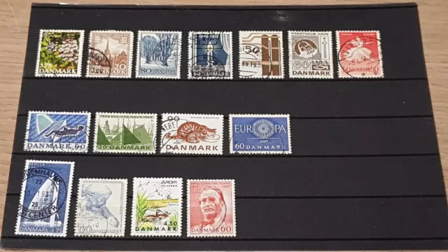 Konvolut / Lot 2 - alte Briefmarken aus Dänemark