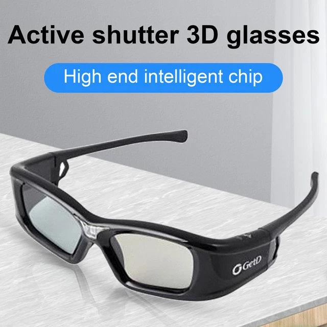 GetD GL410 Movie Glasses Reusable Clear Picture Cool Appearance 3D Eyewear