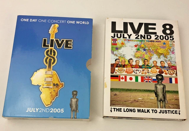 Live 8 July 2nd 2005 4 DVD Box Set One Day One Concert One World Artists W50