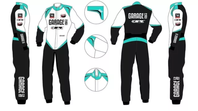 Go Kart Racing Suit Cik Fia Level Ii With Digital Sublimation Print