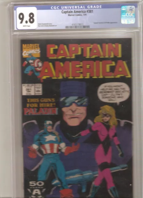 Captain America #381 CGC 9.8 NM/MT