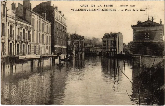 CPA AK Villeneuve St.Georges La Place de la Gare FRANCE (1282850)